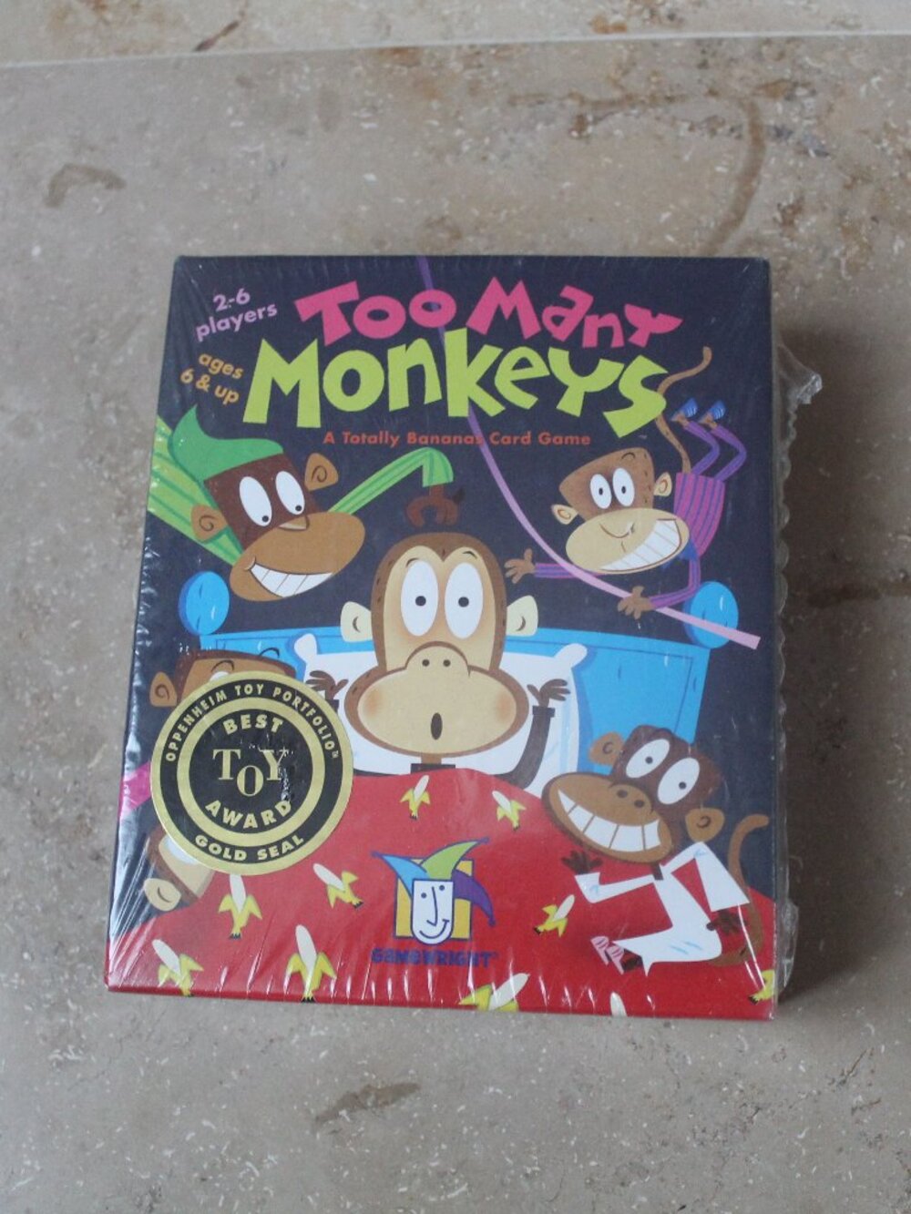 SEALED Too Many Monkeys A Totally Bananas Card Game Kids Family Gamewright